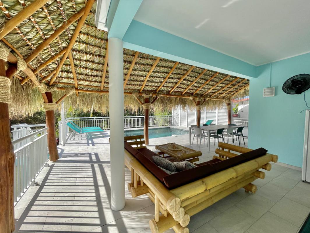 location villa Martinique 8 personnes Le Diamant vue mer terrasse 3
